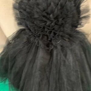 Elegant Black Tulle Dress